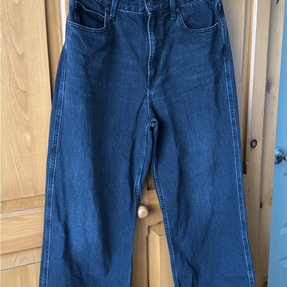 Uniqlo Women's Relaxed Fit Jeans in Deep Blue